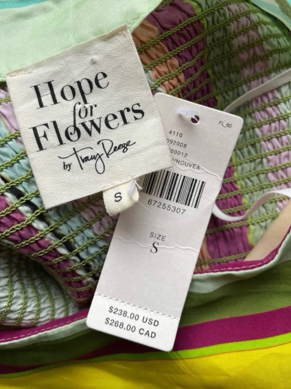 NWT Anthropologie Hope For Flowers One Shoulder Fitted Blouse size small - Picture 5 of 5